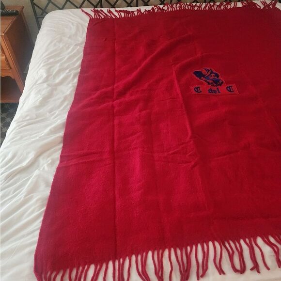 Pendleton Blanket Conquistadores Del Cielo Secret Society Red Wool - Picture 9 of 16